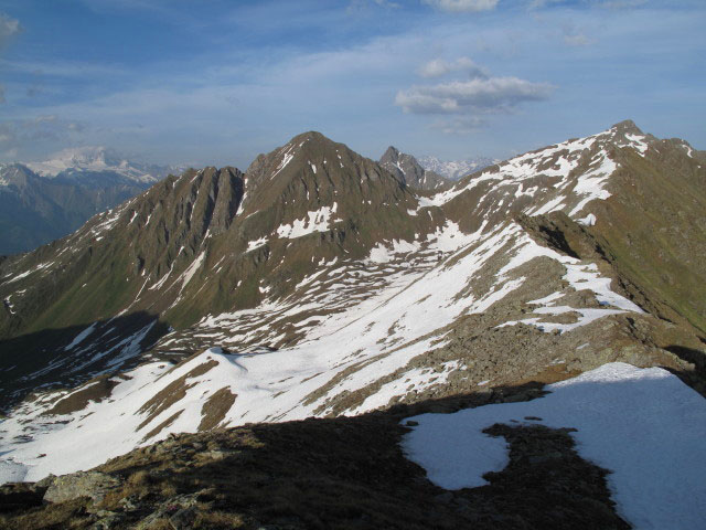 von der Deferegger H&ouml;he Richtung Osten (11. Juni)
