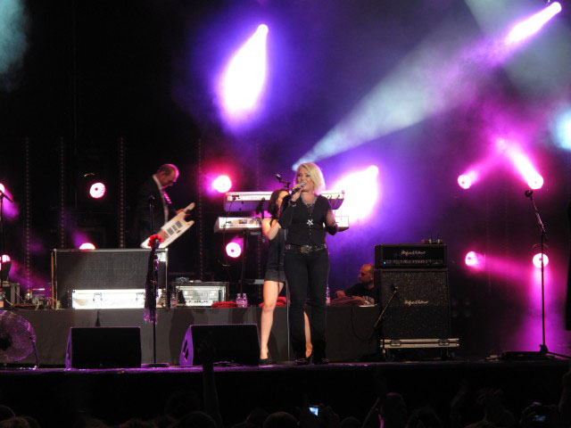 Kim Wilde auf der Fest-Bühne (25. Juni)