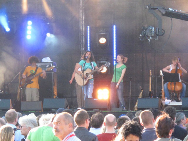 Anna F. auf der Fest-B&uuml;hne (27. Juni)