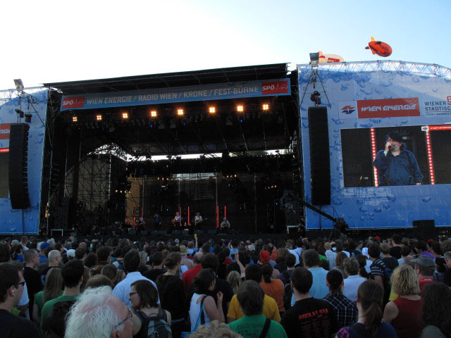 The Dubliners auf der Fest-B&uuml;hne (27. Juni)