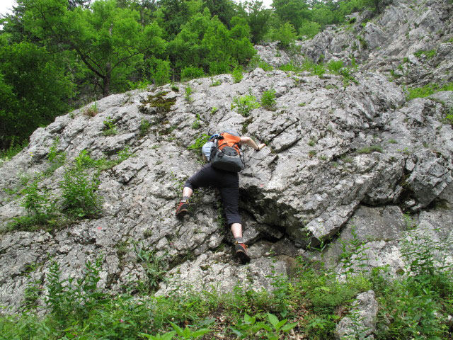 Romantikerpromenade: Irene in der zweiten Seill&auml;nge