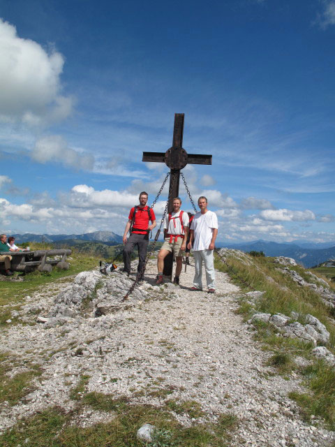 Norbert, ich und Erich am Hochkar, 1.808 m
