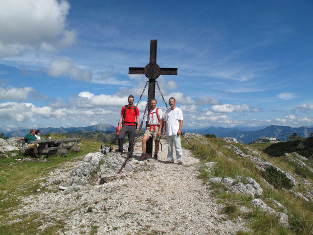 Norbert, ich und Erich am Hochkar, 1.808 m