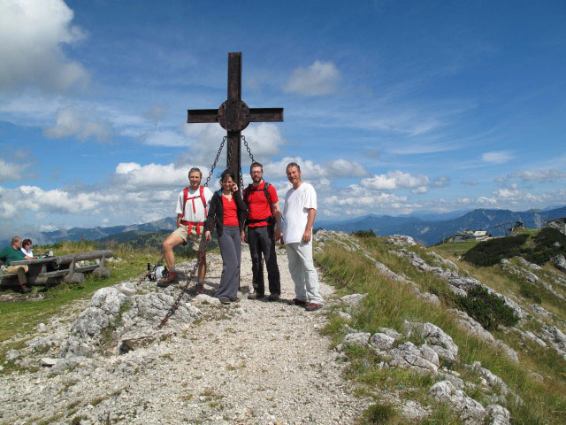 Ich, Elonora, Norbert und Erich am Hochkar, 1.808 m