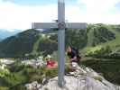 Heli-Kraft-Klettersteig: Richard und Reinhard beim Ausstieg