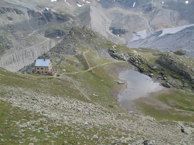 Hintergrathütte und Hintergratsee (20. Aug.)