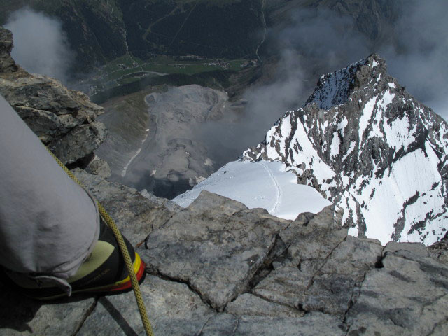 Hintergrat zwischen 2. Eisfeld und Ortler (21. Aug.)