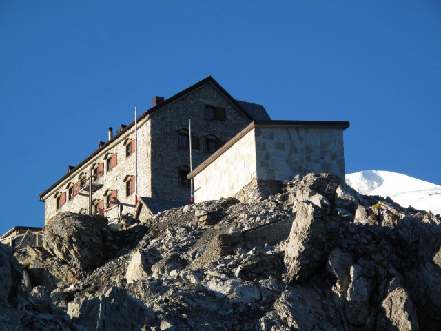 Julius-Payerhütte, 3.029 m (22. Aug.)