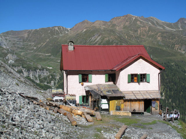 Berglhütte, 2.188 m (22. Aug.)