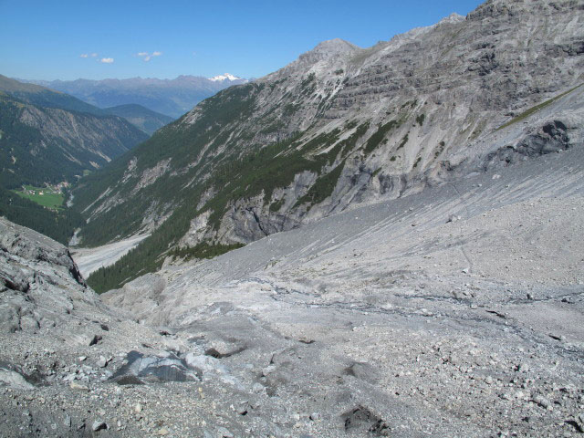 Trafoier Tal vom Dreifernerweg aus (22. Aug.)