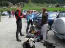 Peter, Irene und Daniela bei der Talstation des 2er-Sessellift Langenstein, 1.851 m (20. Aug.)