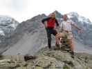 Peter und ich am Hintergratkopf, 2.813 m (20. Aug.)