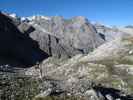 Daniela auf Weg 18 zwischen Tabarettascharte und Berglhütte (22. Aug.)