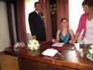 Udo, Nadja und ? im Standesamt Lichtenwörth (27. Aug.)