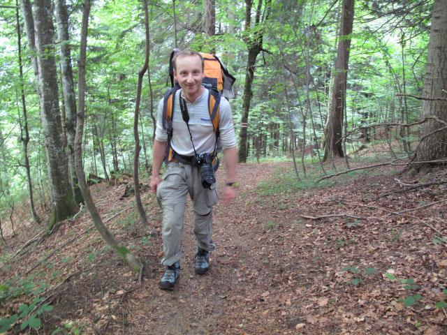 Christoph zwischen Gf&auml;ll und Gschwendalpe (4. Sep.)