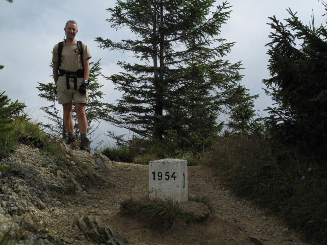 Ich am Hochh&auml;drich, 1.566 m (4. Sep.)