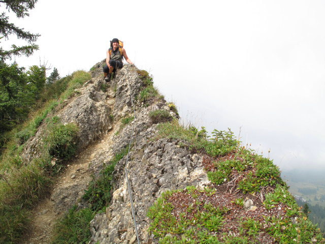 Gudrun zwischen Hochh&auml;drich und Falken (4. Sep.)