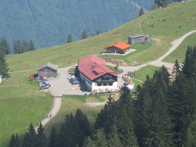 Falkenhaus vom Vorgipfel des Falken aus (4. Sep.)