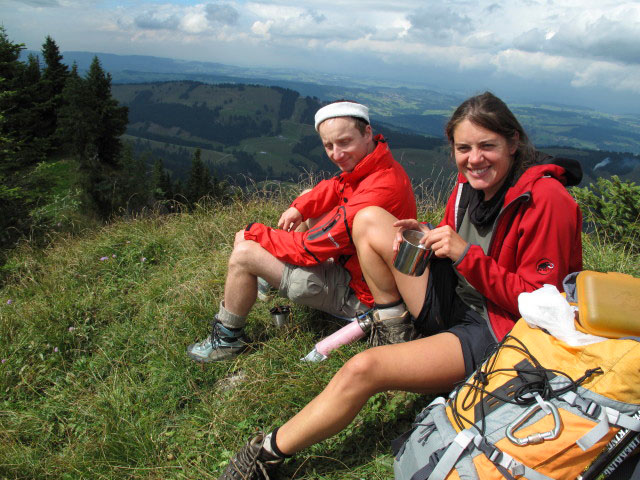 Christoph und Gudrun auf der Rohneh&ouml;he, 1.639 m (4. Sep.)