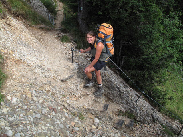 Gudrun zwischen Rohneh&ouml;he und Hohenfluhalpkopf (4. Sep.)