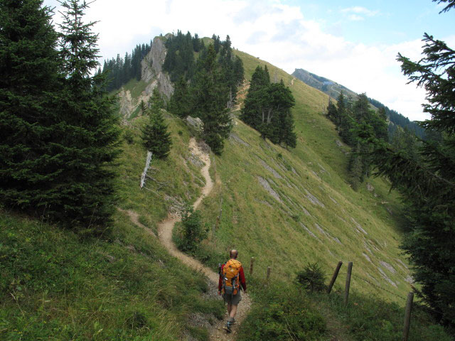 Christoph zwischen Hohenfluhalpkopf und Seelekopf (4. Sep.)