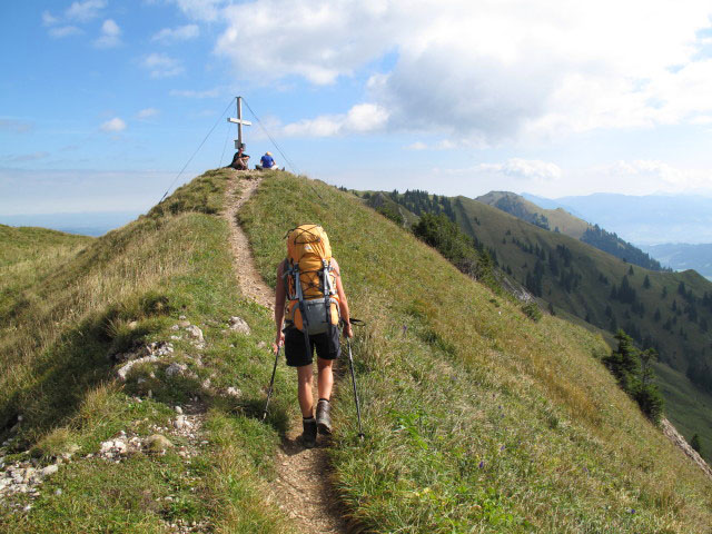 Gudrun am Gündleskopf, 1.748 m (5. Sep.)