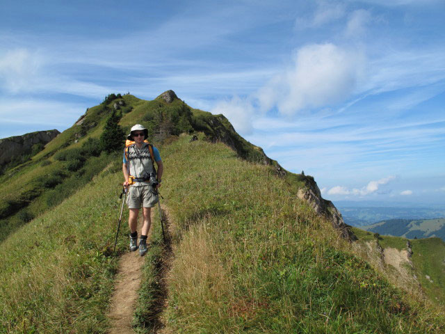 Christoph zwischen G&uuml;ndleskopf und Buralpkopf (5. Sep.)