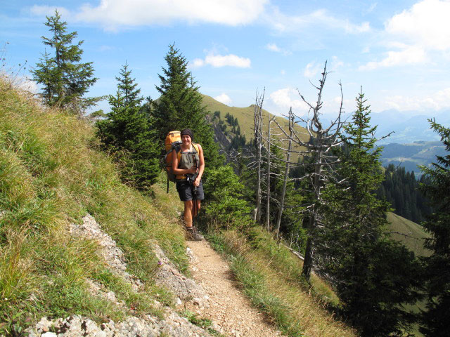 Gudrun auf den Oberen Sedererw&auml;nden (5. Sep.)