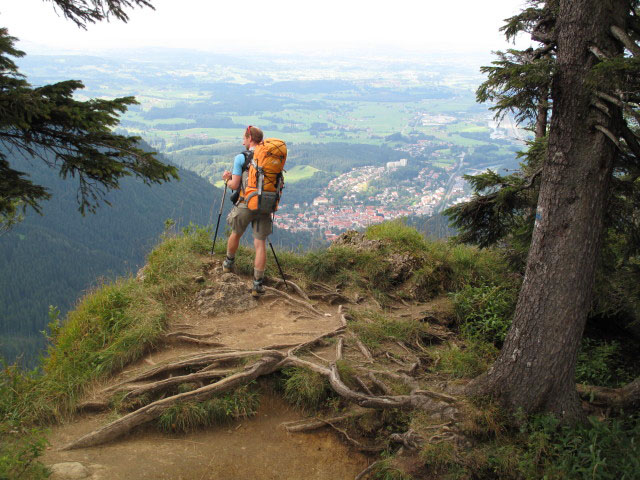 Christoph zwischen Steineberg-Gipfelleiter und Bärenkopf (5. Sep.)