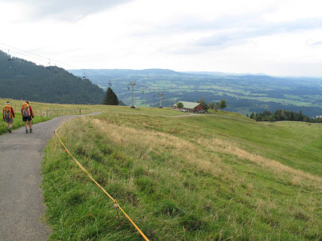 Christoph und Gudrun auf der Alpe Mittag (5. Sep.)