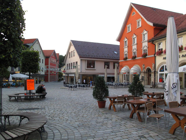 Marienplatz in Immenstadt, 728 m (5. Sep.)