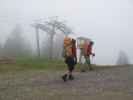 Gudrun und Christoph bei der Bergstation der Schlepplifte Hochhäderich (4. Sep.)