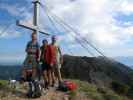 Christoph, Gudrun und ich am Gündleskopf, 1.748 m (5. Sep.)