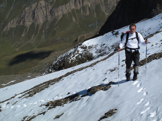 Erich auf Weg 2 zwischen Sterzinger H&uuml;tte und Wilder Kreuzspitze (11. Sep.)