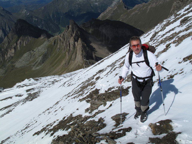 Erich auf Weg 2 zwischen Sterzinger H&uuml;tte und Wilder Kreuzspitze (11. Sep.)