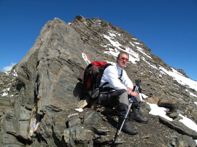 Erich auf Weg 2 zwischen Sterzinger H&uuml;tte und Wilder Kreuzspitze (11. Sep.)