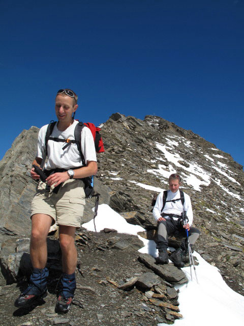 Ich und Erich auf Weg 2 zwischen Sterzinger H&uuml;tte und Wilder Kreuzspitze (11. Sep.)
