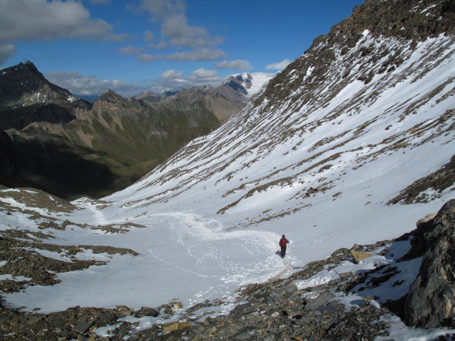 Erich am Pfunderer Höhenweg im Rauhtal (11. Sep.)