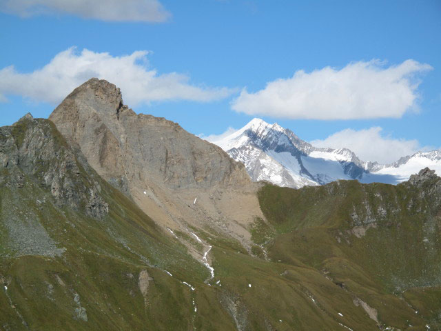 Sandturm und Hochfeiler vom Rauhtal aus (11. Sep.)