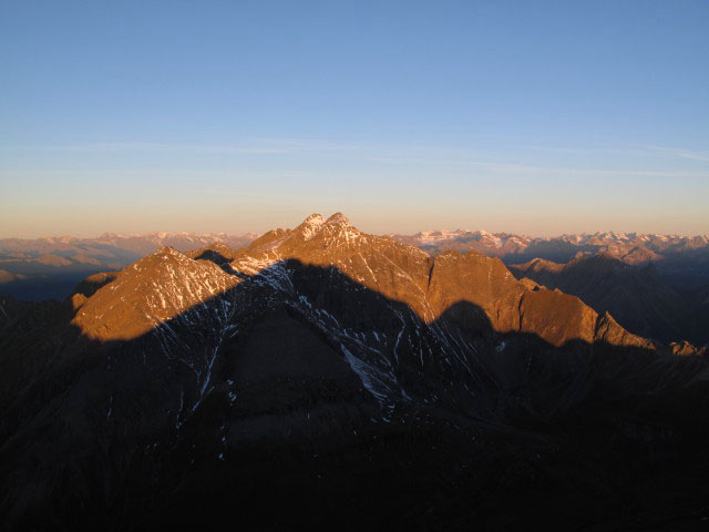 Wilde Kreuzspitze vom Wurmaulspitz aus (12. Sep.)