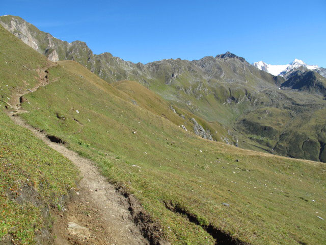 Pfunderer H&ouml;henweg zwischen Gasserkarl und Weitenbergalm (12. Sep.)