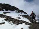 Erich auf Weg 18 zwischen Wilder Kreuzspitze und Rauhtaljoch (11. Sep.)