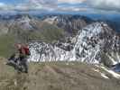 Erich auf Weg 18 zwischen Wilder Kreuzspitze und Rauhtaljoch (11. Sep.)