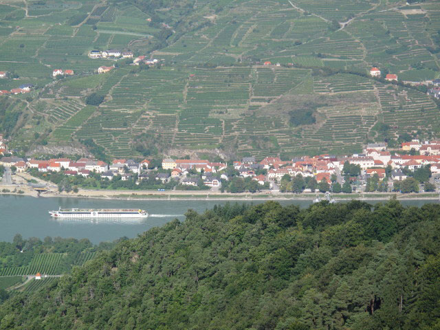 Spitz an der Donau vom Hohen Stein aus