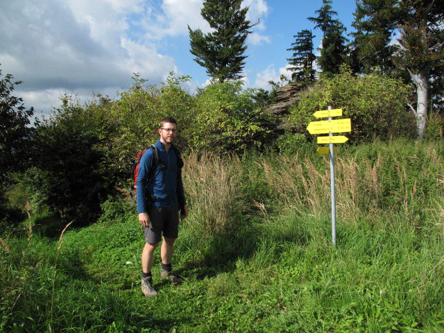 Norbert zwischen Hoher Stein und M&uuml;hlberg