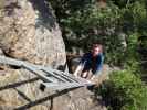 Norbert am Hoher Stein-Klettersteig