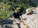 Norbert am Hoher Stein-Klettersteig