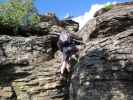 Norbert am Hoher Stein-Klettersteig