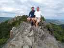 Norbert und ich auf der Hirschwand, 601 m