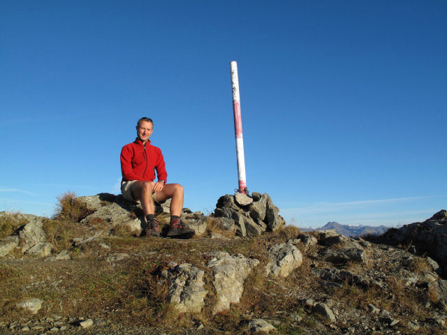 Ich am Vorgipfel des B&auml;renbadeggs (22. Sep.)